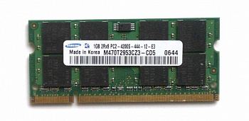 Память Samsung M470T2953CZ3-CD5, 1Gb, DDR2, 2R*8, 533MHz, 1.8V, PC2-4200S-444-12-E3
