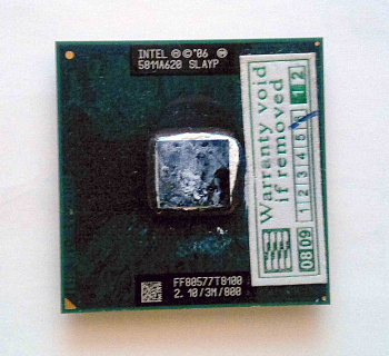 Процессор SLAYP (Intel Core 2 Duo T8100)
