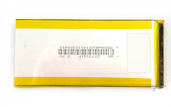 Аккумулятор для планшета 175*80*2mm, 3800 mAh, 3.7v, 3 pin