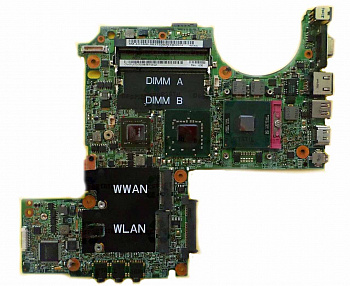 Нерабочая материнская плата для ноутбука Dell XPS M1330 (PP25L), 48.4C301.011