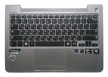 Клавиатура Samsung NP535U3C, CNBA5903381 с тачпадом в сборе (БУ)