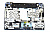 Верхняя часть корпуса (под клавиатуру) ноутбука Toshiba Satellite M100-180, AP0A000M00