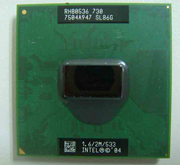 Процессор SL86G (Intel Pentium M 730)
