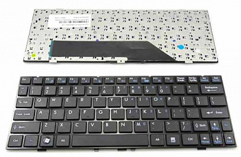 Клавиатура MSI Wind U135, V103622CK1 с бронзовой рамкой