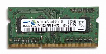 Память Samsung M471B2873FHS-CF8, 1Gb, DDR3, 1R*8, 1066MHz, PC3-8500S-07-10-ZZZ