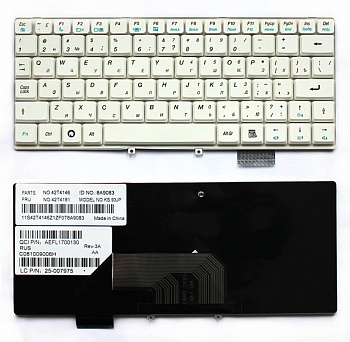 Клавиатура Lenovo IdeaPad S9 S10 Series White