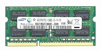 Память Samsung M471B5273DH0-CH9, 4Gb, DDR3, 2R*8, 1333MHz, PC3-10600S-09-11-F3